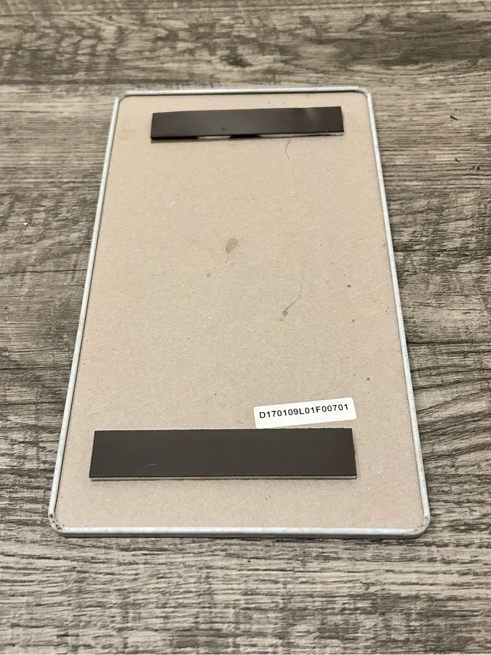 U Brands Small Gray Weekly Planner Whiteboard Magnet Organizer